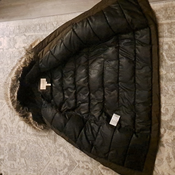 BGBG GENERATION Faux-Fur Trim Hooded Anorak Puffer Coat Size XS - Picture 7 of 8